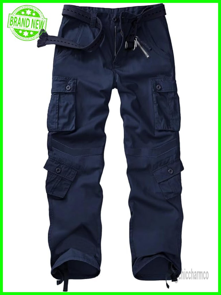 Womens Cargo Pants With 8 Pockets Ripstop Military Combat Work Pants